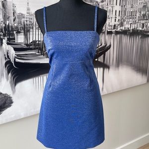 Sparkly blue dress